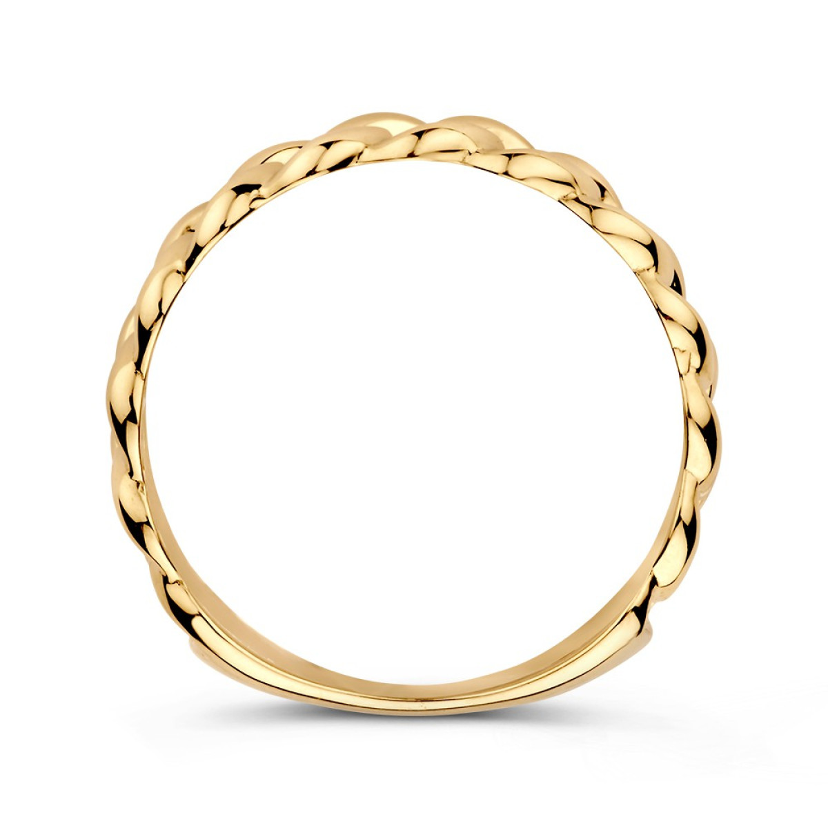 14-karaat gouden schakelring van 5.3 mm breed