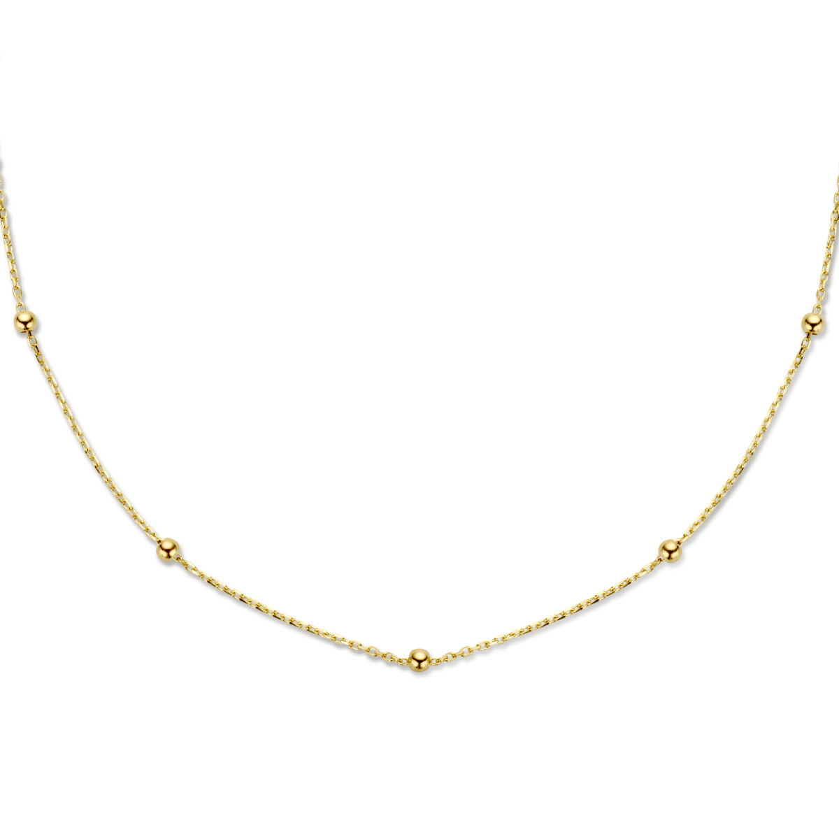 14-karaat ketting met bolletjes 2.5 mm - Lengte 40 - 42 - 44 cm