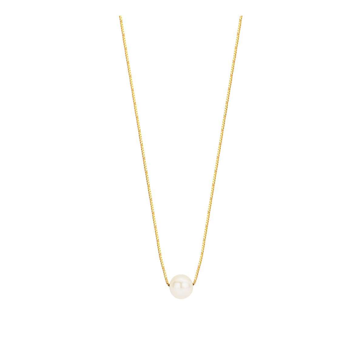 9-karaat collier met parel