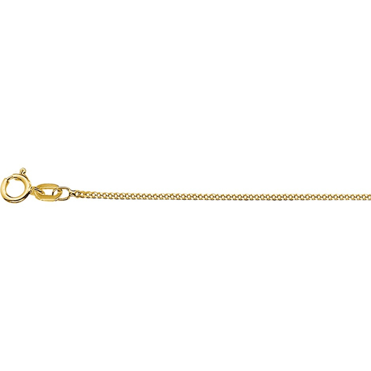 9 Krt gourmet ketting 1.0 mm