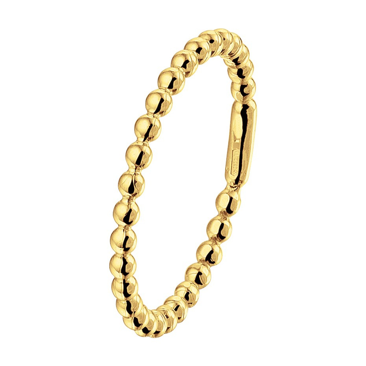 Aanschuifring goud met breedte 2 mm