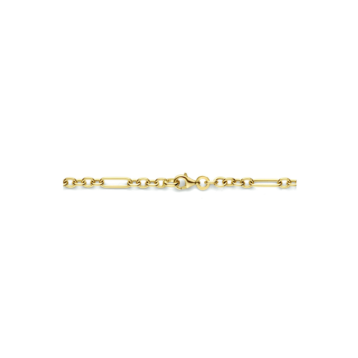 Anker ketting goud 4 mm- lengte 42 cm