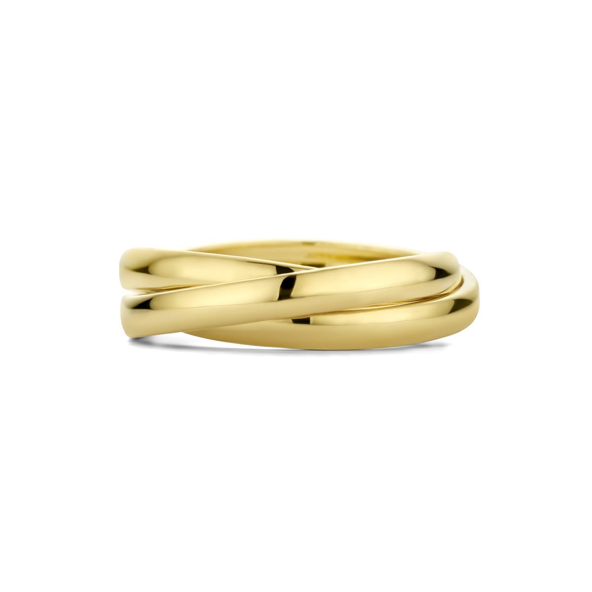 Driedubbele gouden ring