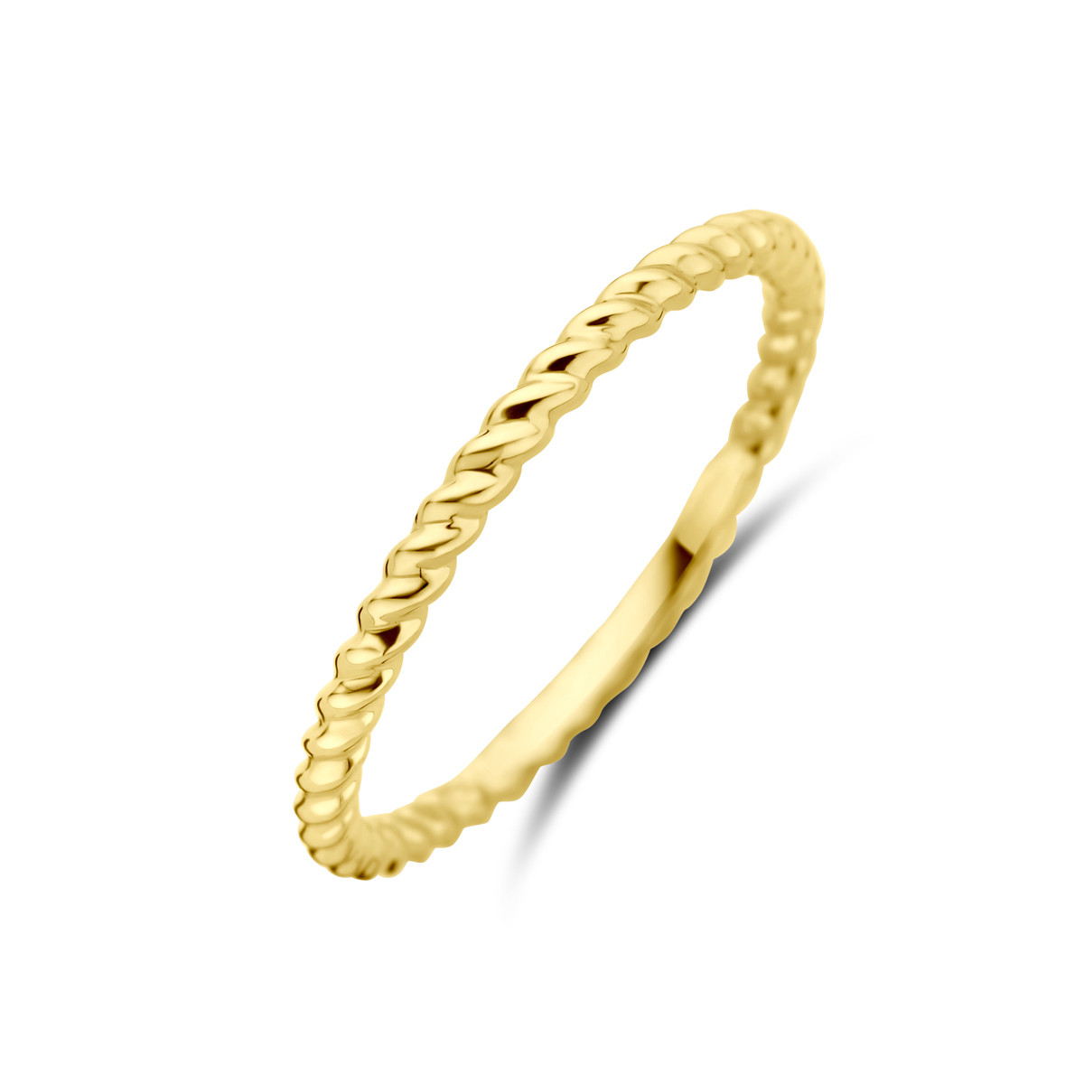 Gedraaide aanschuifring van 1.5 mm breed