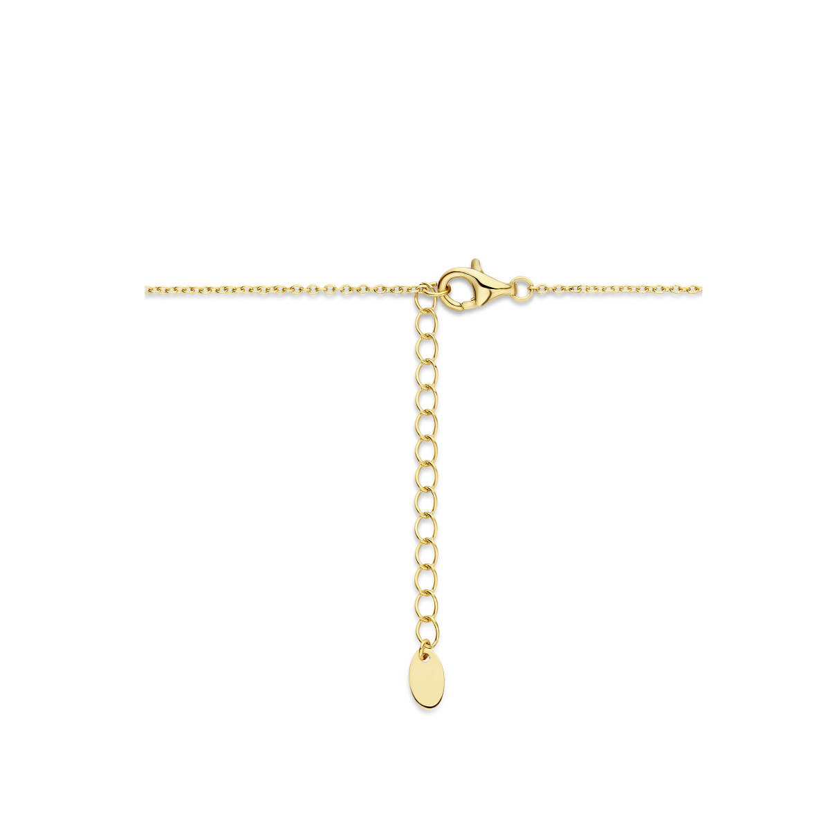 Gold plated ketting met sleutel - Lengte 41 + 4 cm