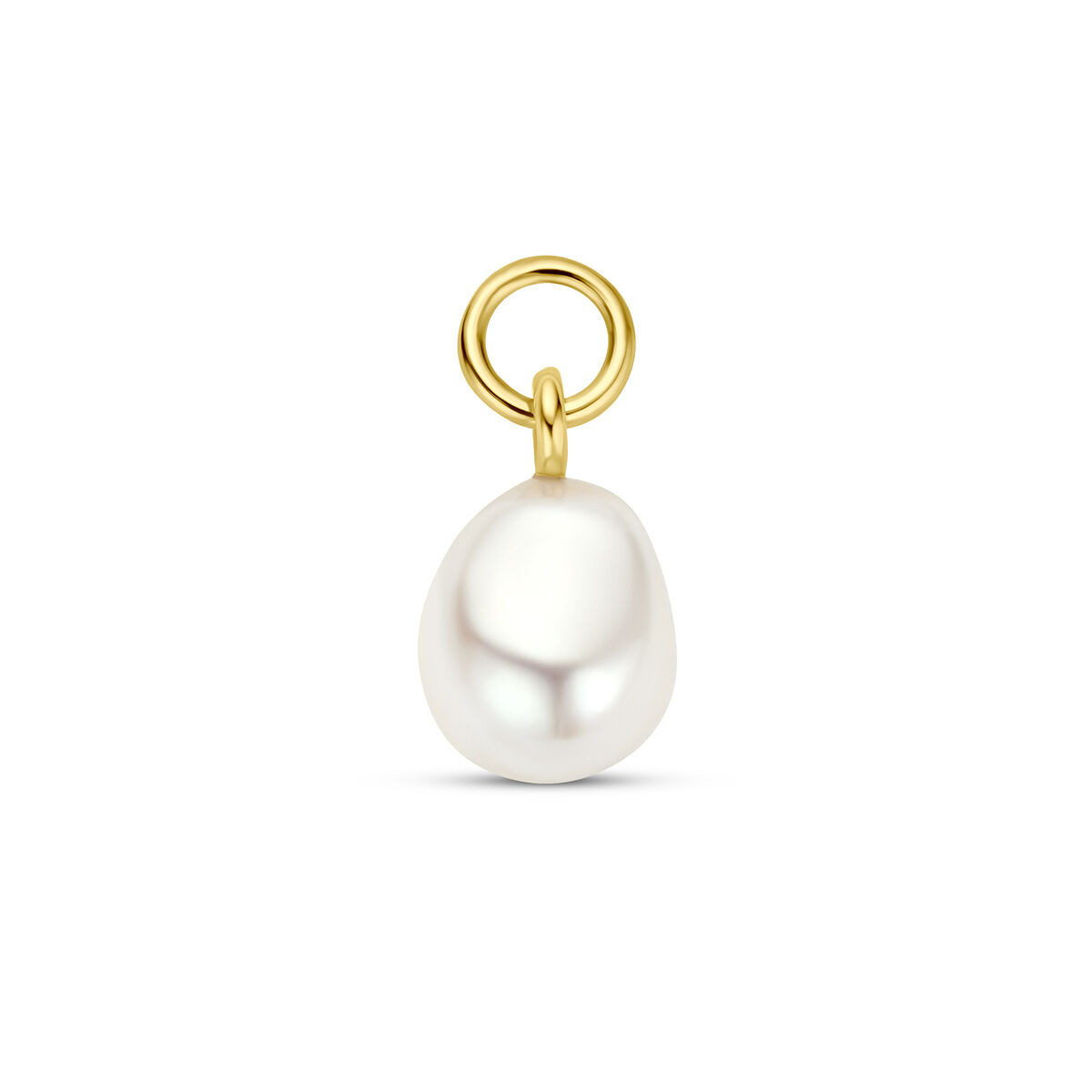 Gold plated parelhanger 9.5 mm x 10.5 mm