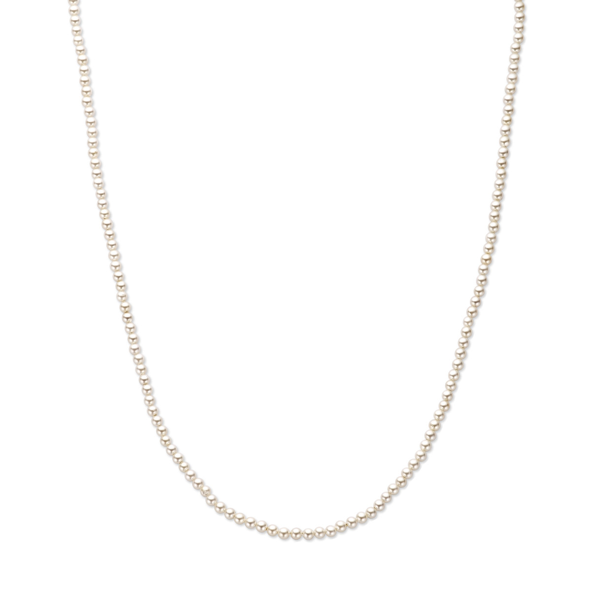 Gold plated parelketting van 3.2 mm breed - Lengte 40-45 cm