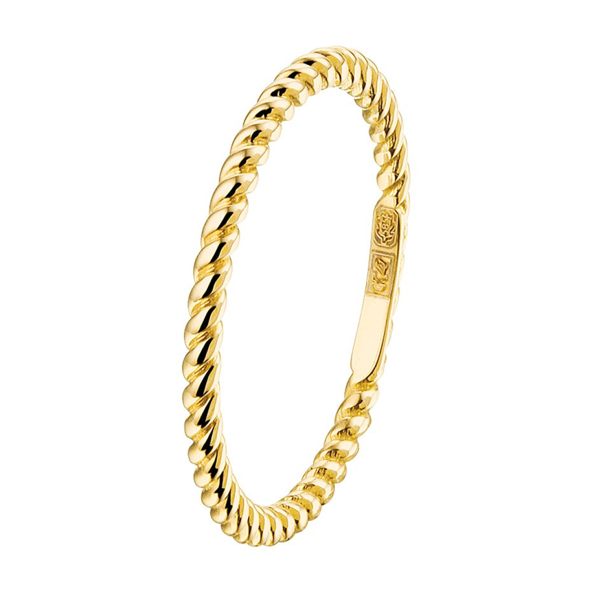 Gouden aanschuifring met breedte 1.5 mm