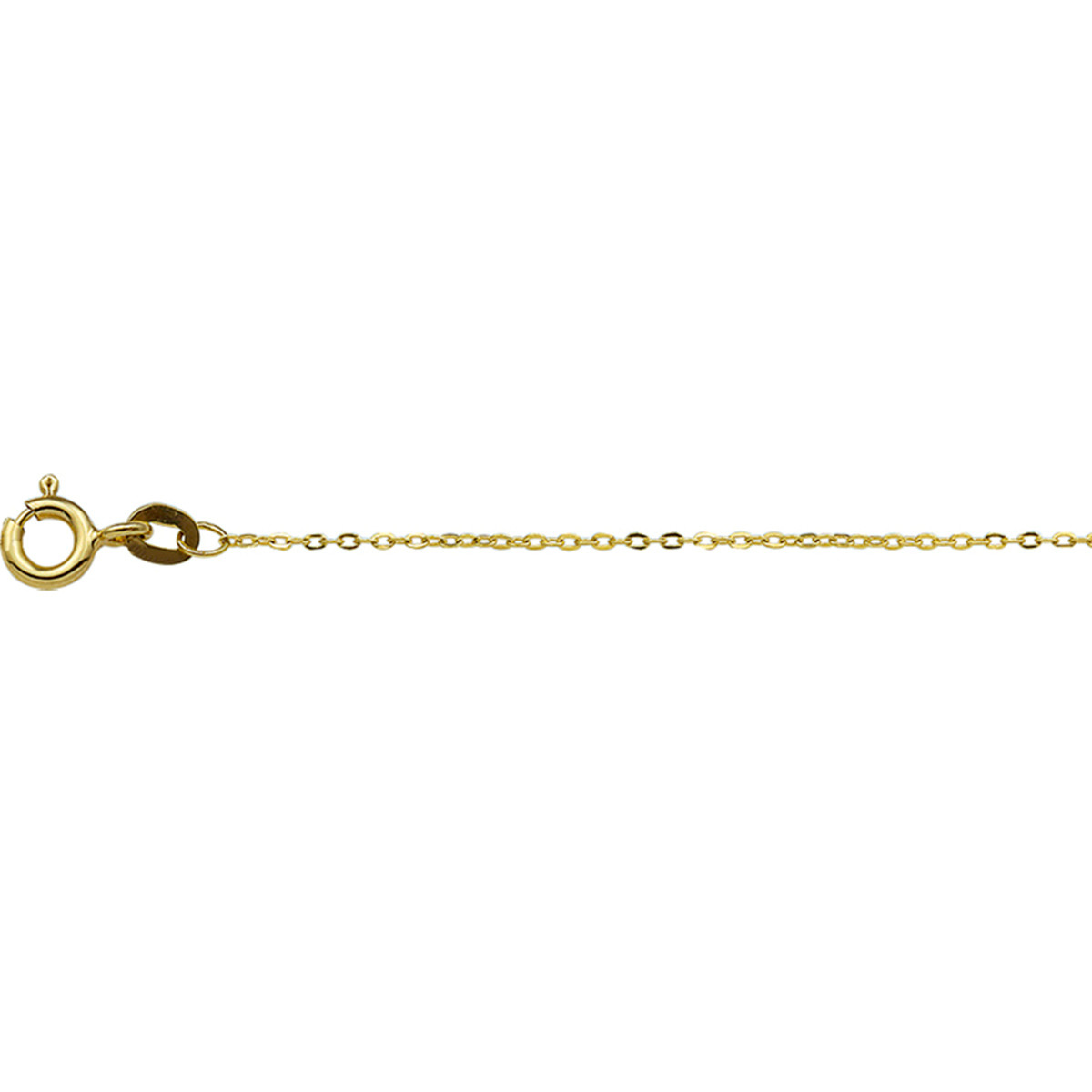 Gouden anker ketting 1 mm- lengte 41-45 cm
