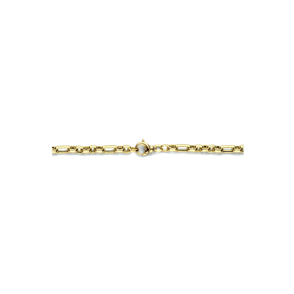 Gouden anker ketting 4.8 mm 45 cm