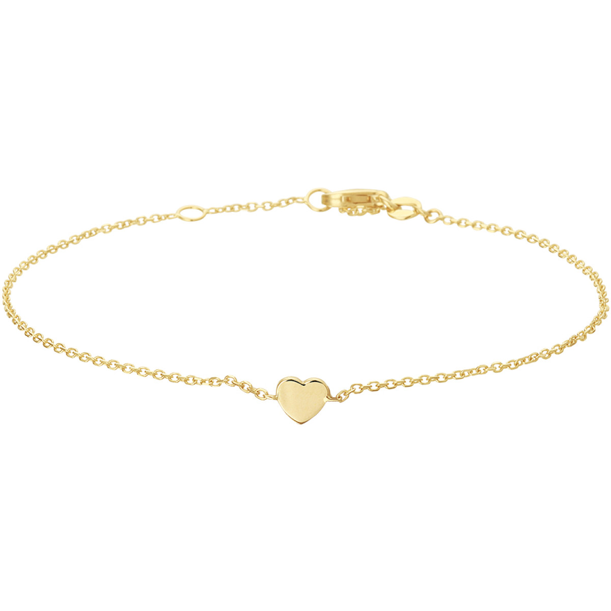 Gouden armband met hartje