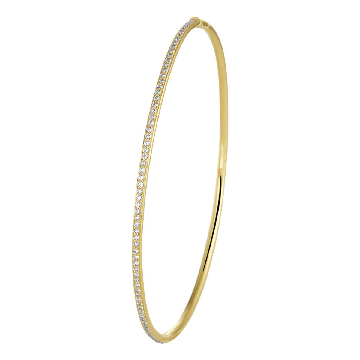 Gouden dames armband met diamant