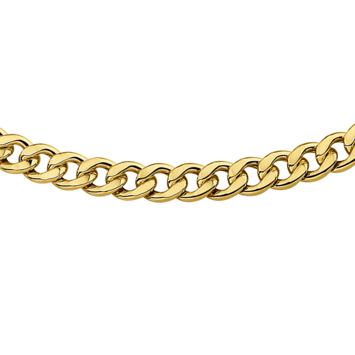 Gouden gourmet ketting heren 6 mm