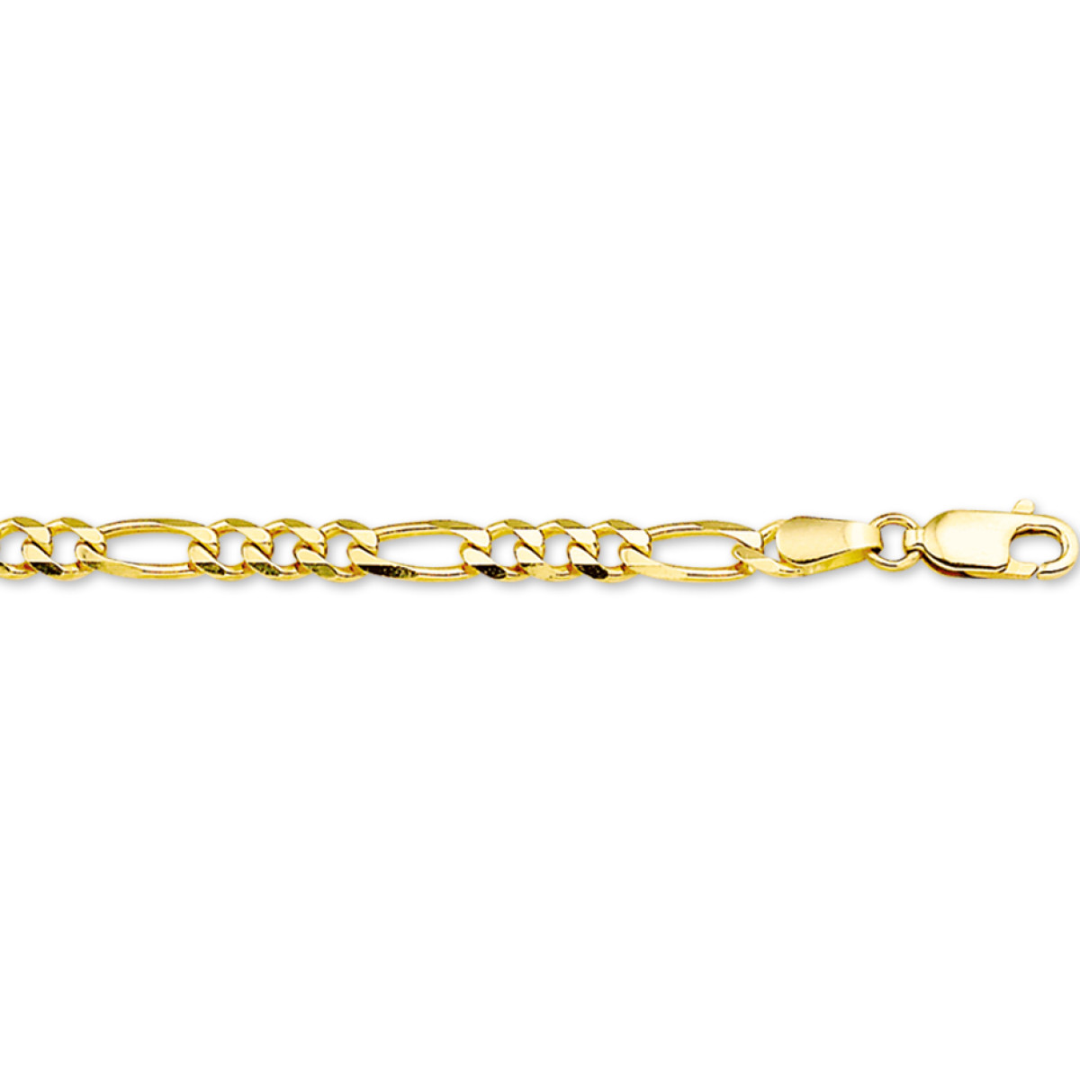 Gouden heren ketting figaro 3 mm