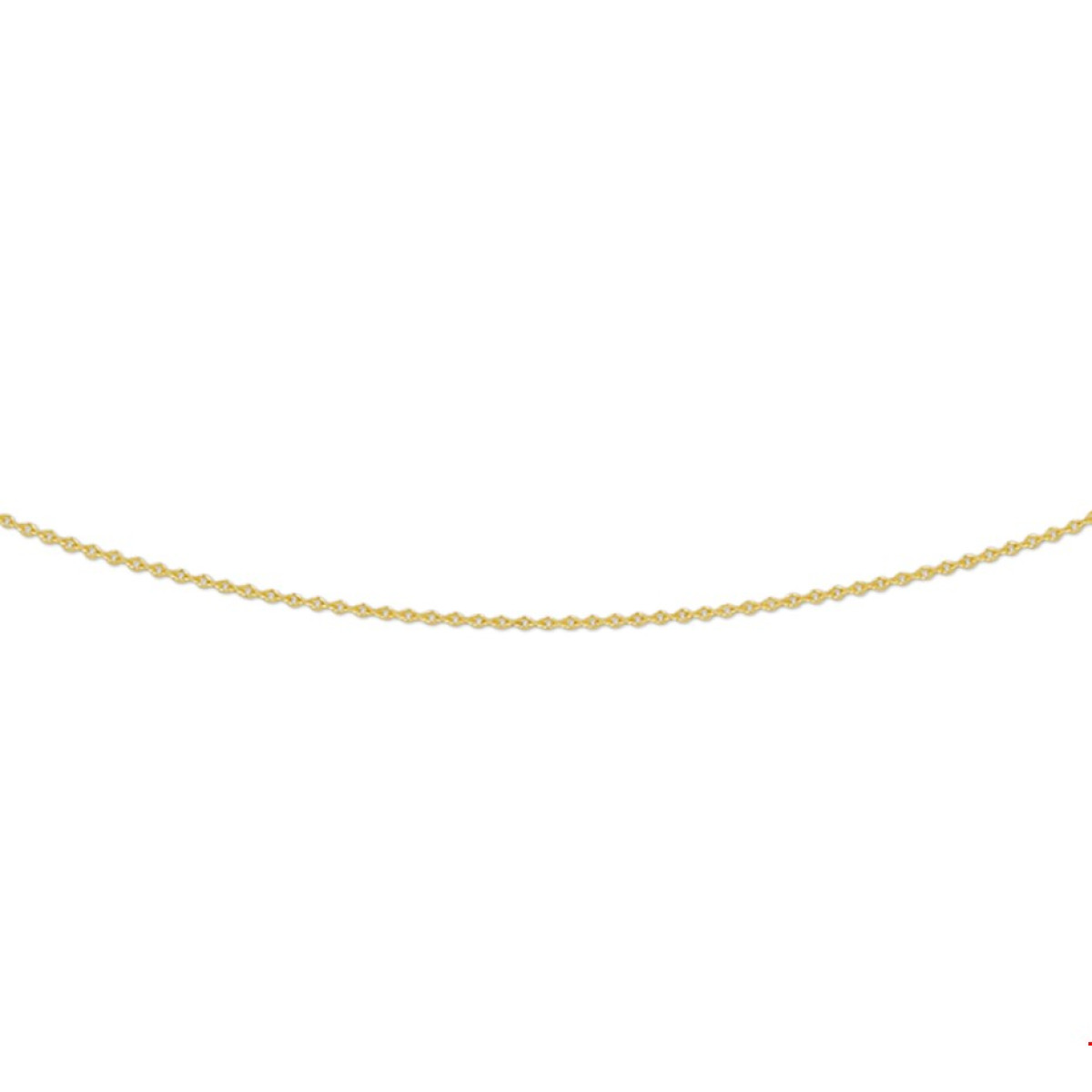 Gouden ketting anker verstelbaar