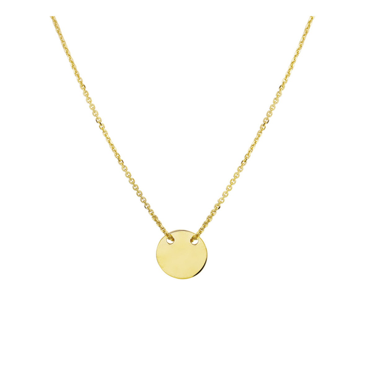 Gouden ketting met munt
