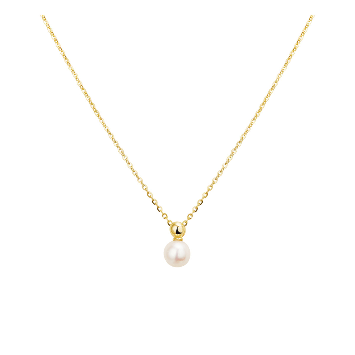 Gouden ketting parel