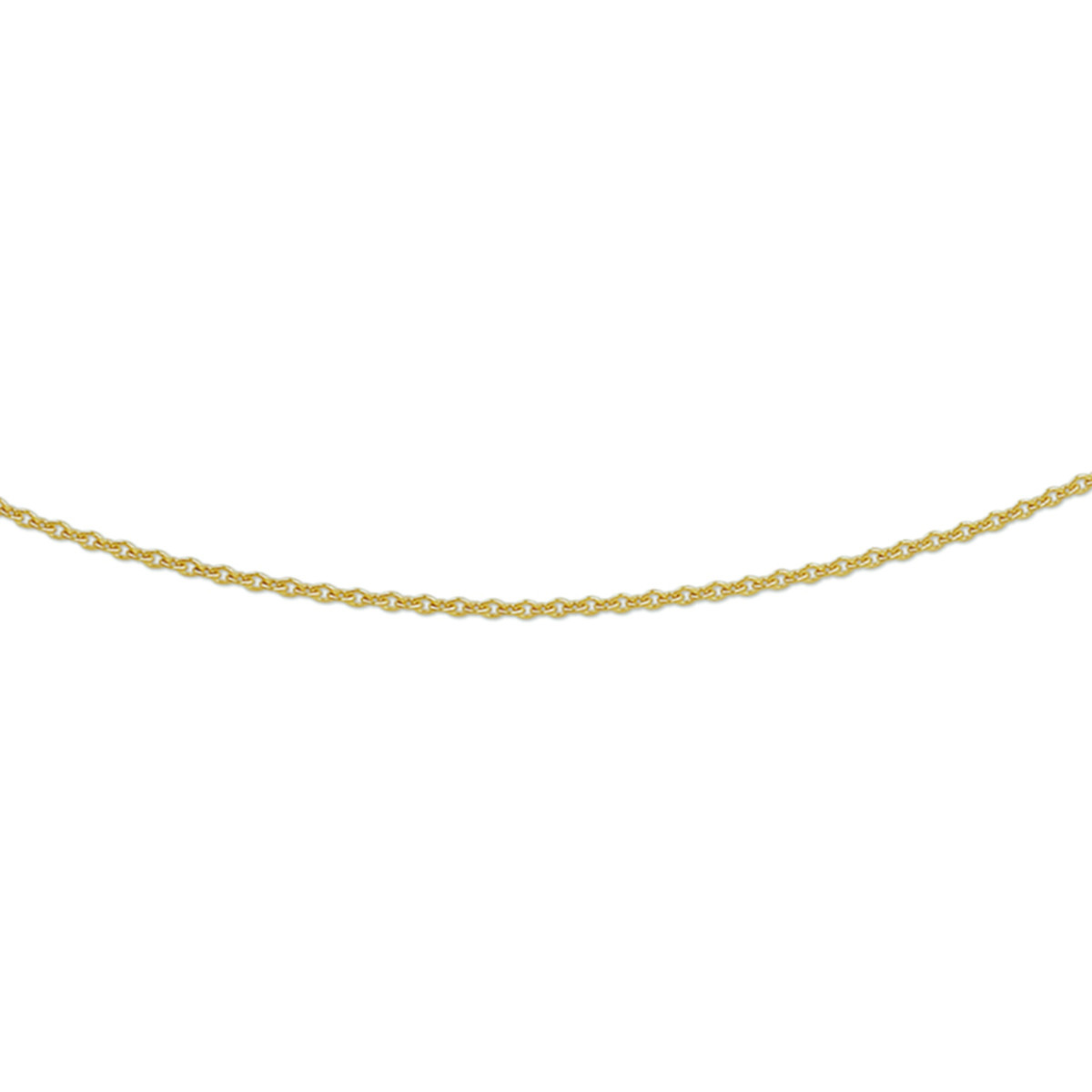 Gouden ketting zonder hanger anker 1.2 mm