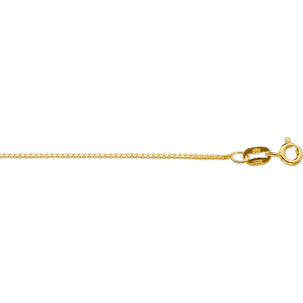 Gouden ketting zonder hanger Venetiaans 0.7 mm