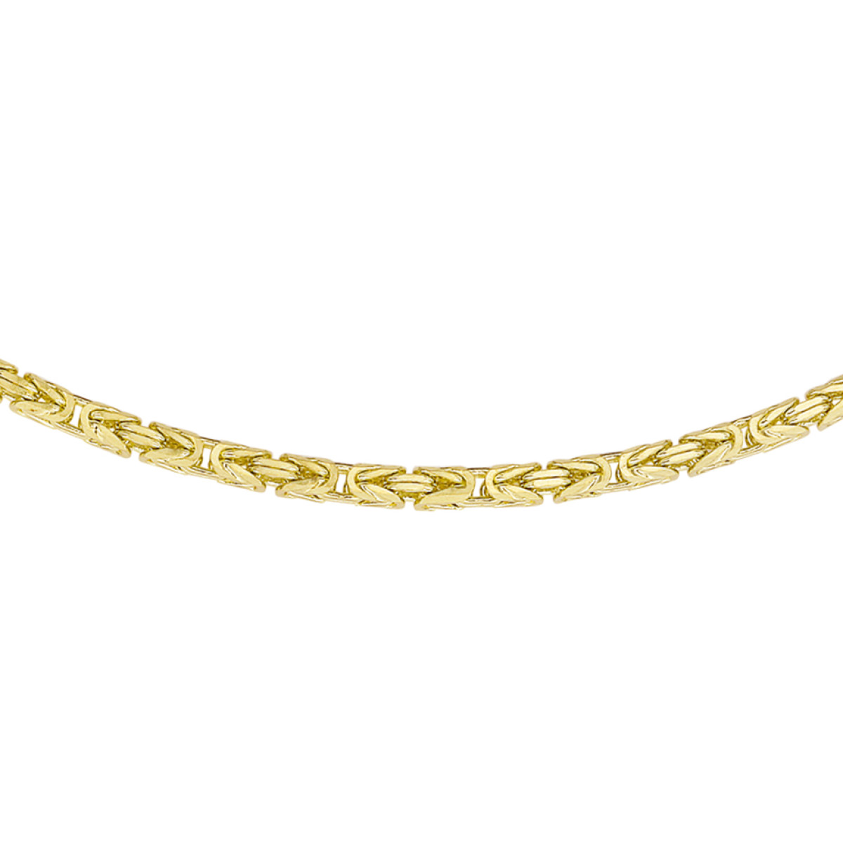 Gouden koningsketting 2.5 mm