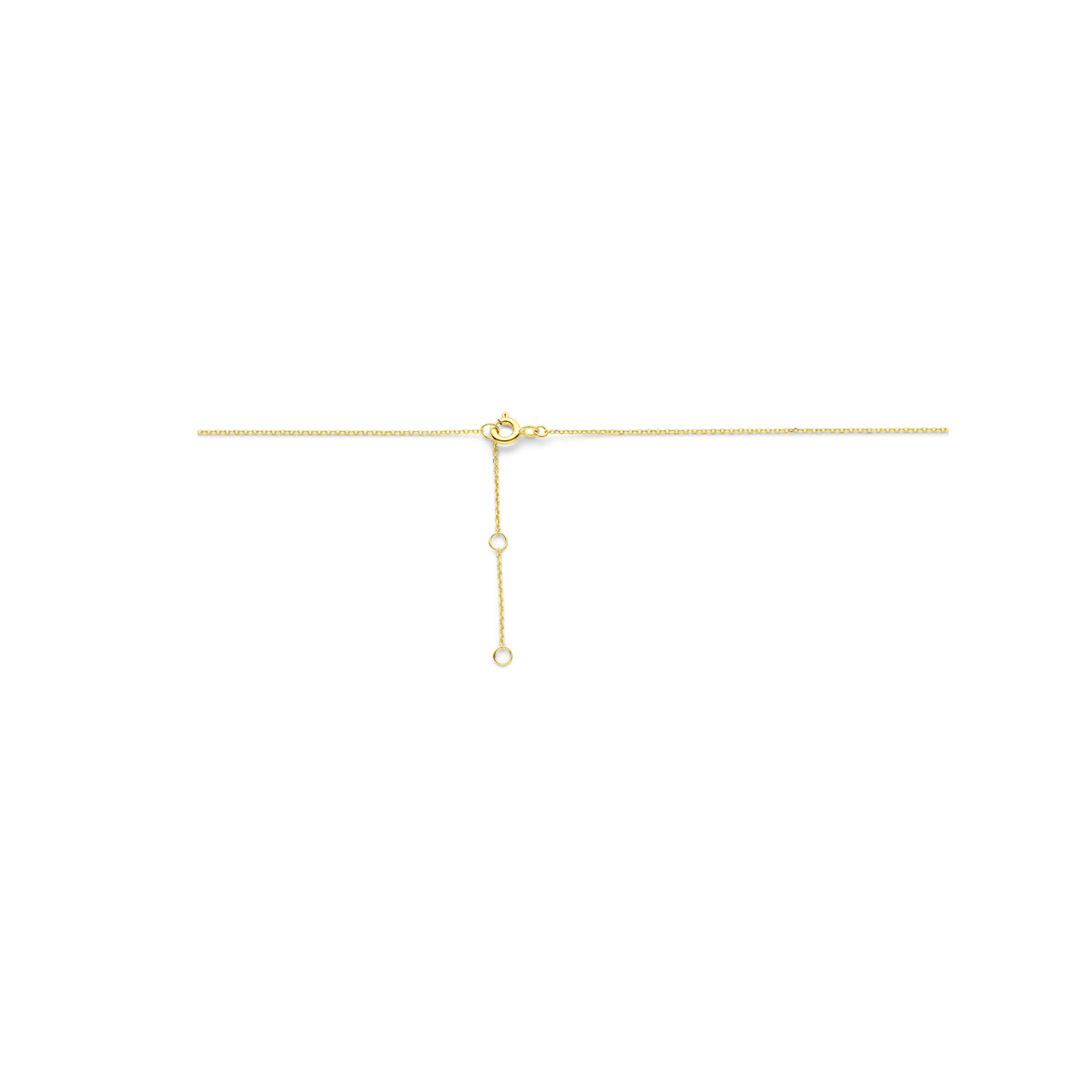 Gouden opengewerkte vlinder ketting - Lengte 40 cm, 42 cm, 44 cm