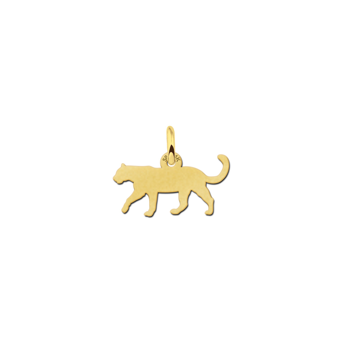 Gouden panter hanger