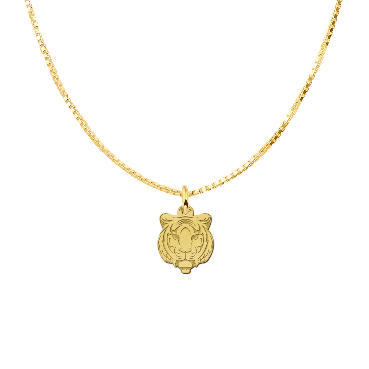 Gouden tijger hanger