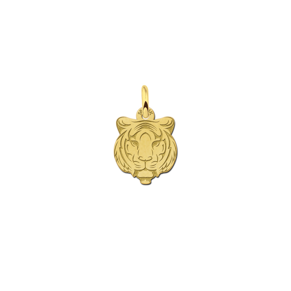 Gouden tijger hanger