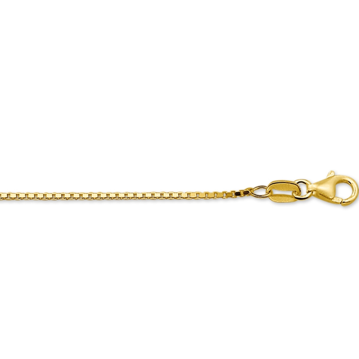 Gouden venetiaanse ketting 1.3 mm