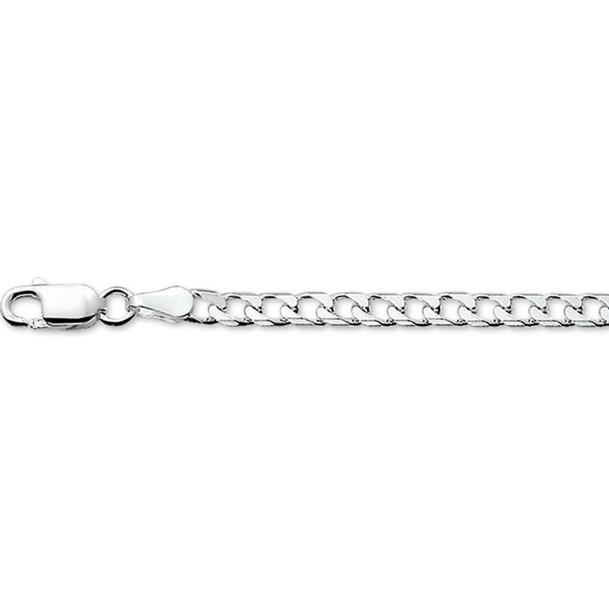 Gourmet ketting zilver 3 mm