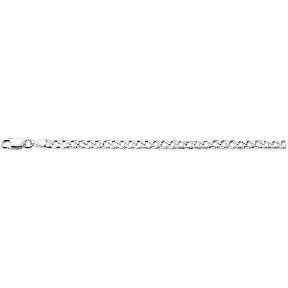 Gourmet ketting zilver 3 mm
