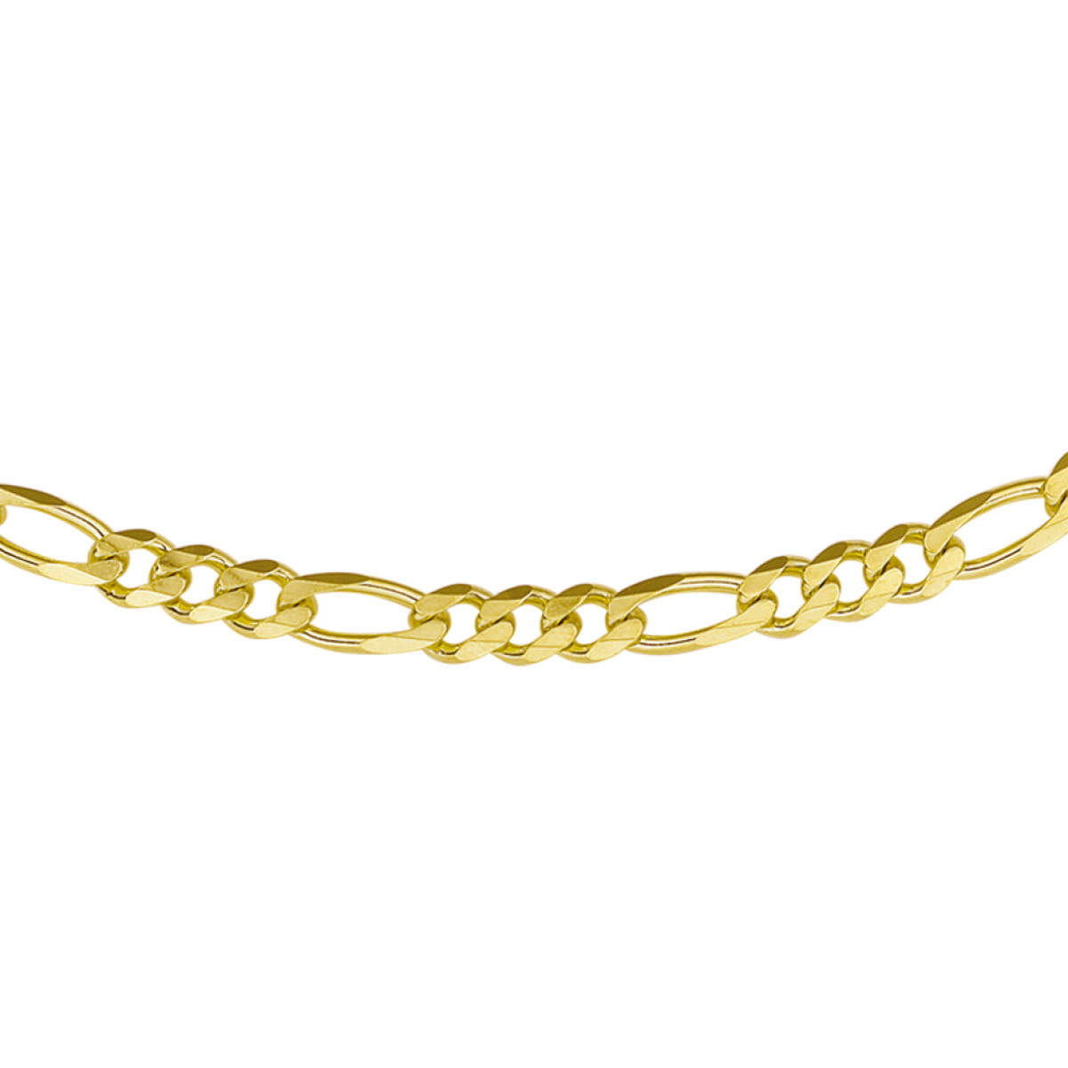 Heren ketting goud figaro 4.5 mm