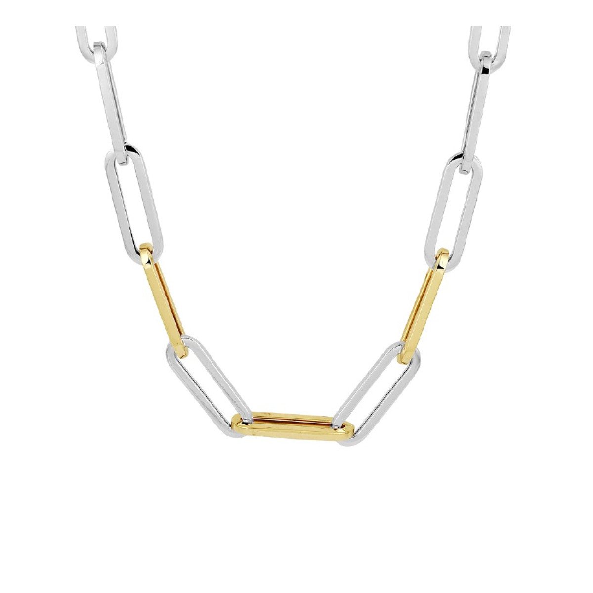 Ketting bicolor ankerschakel