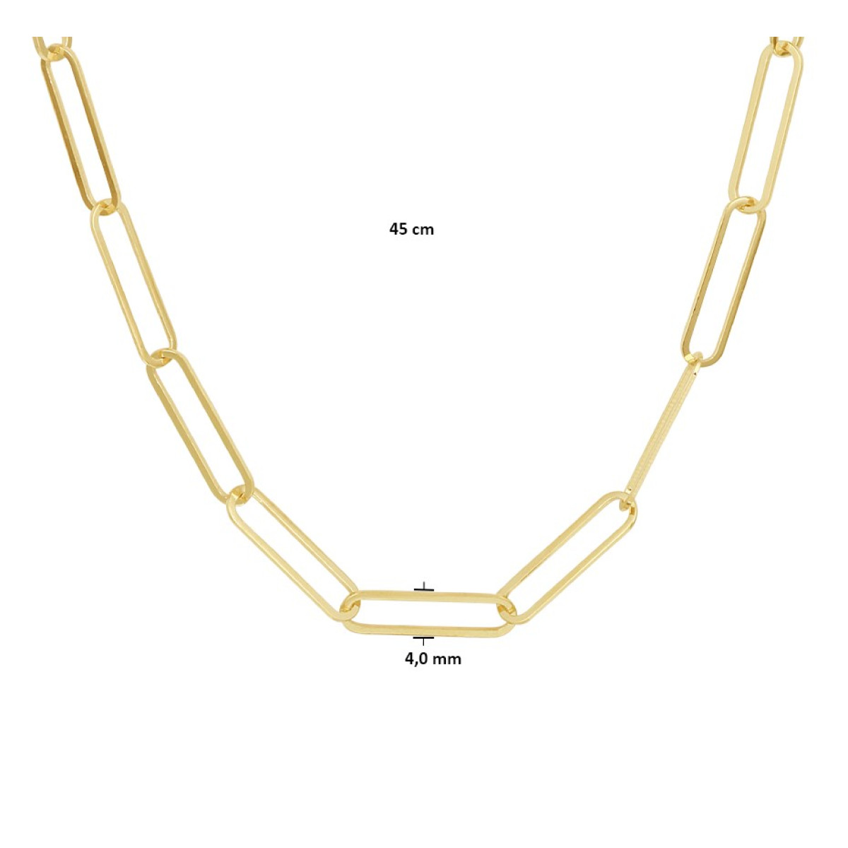 Ketting goud ankerschakel