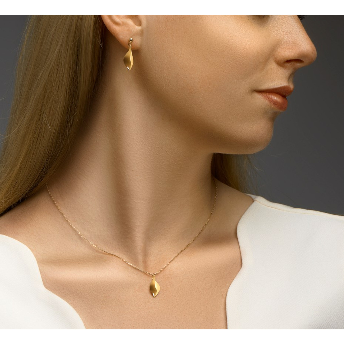 Ketting goud met gouden hanger