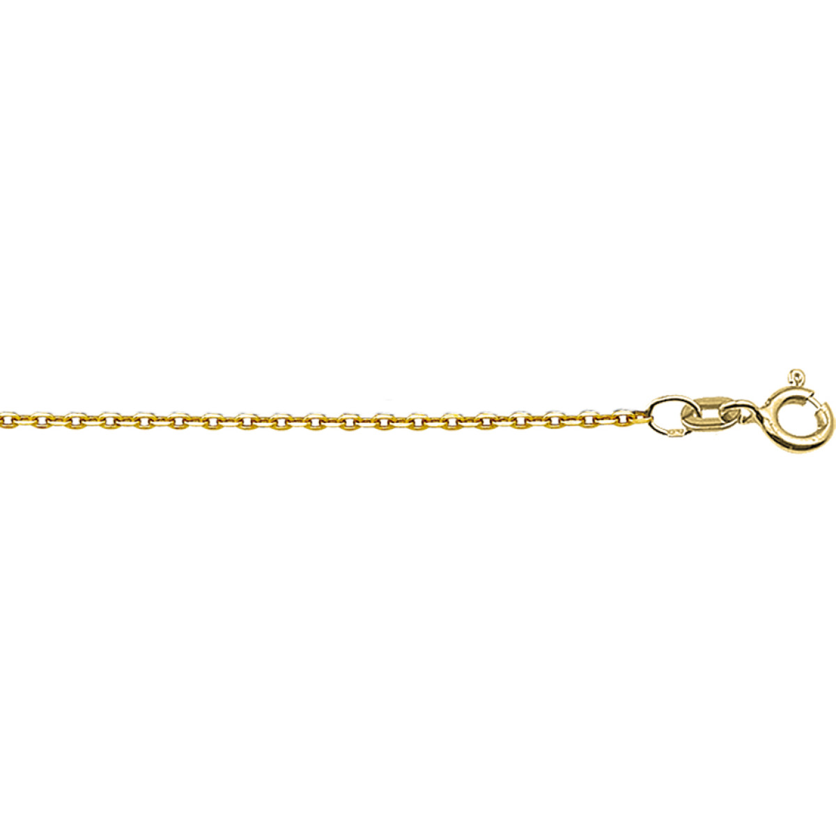 Ketting zonder hanger goud anker 1.2 mm