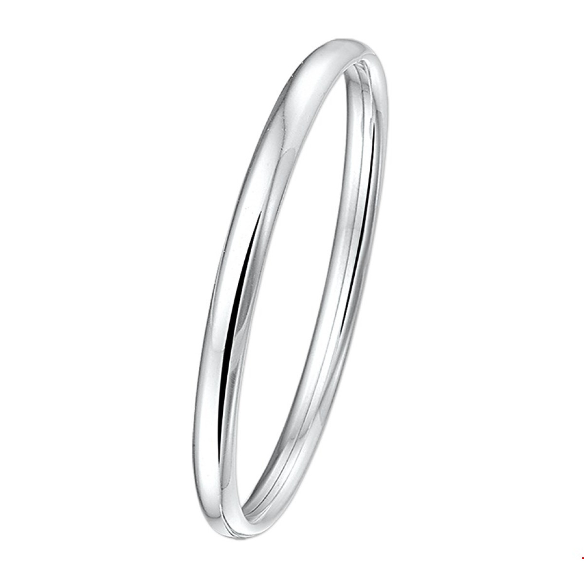 Kinder slavenarmband van zilver 4 mm