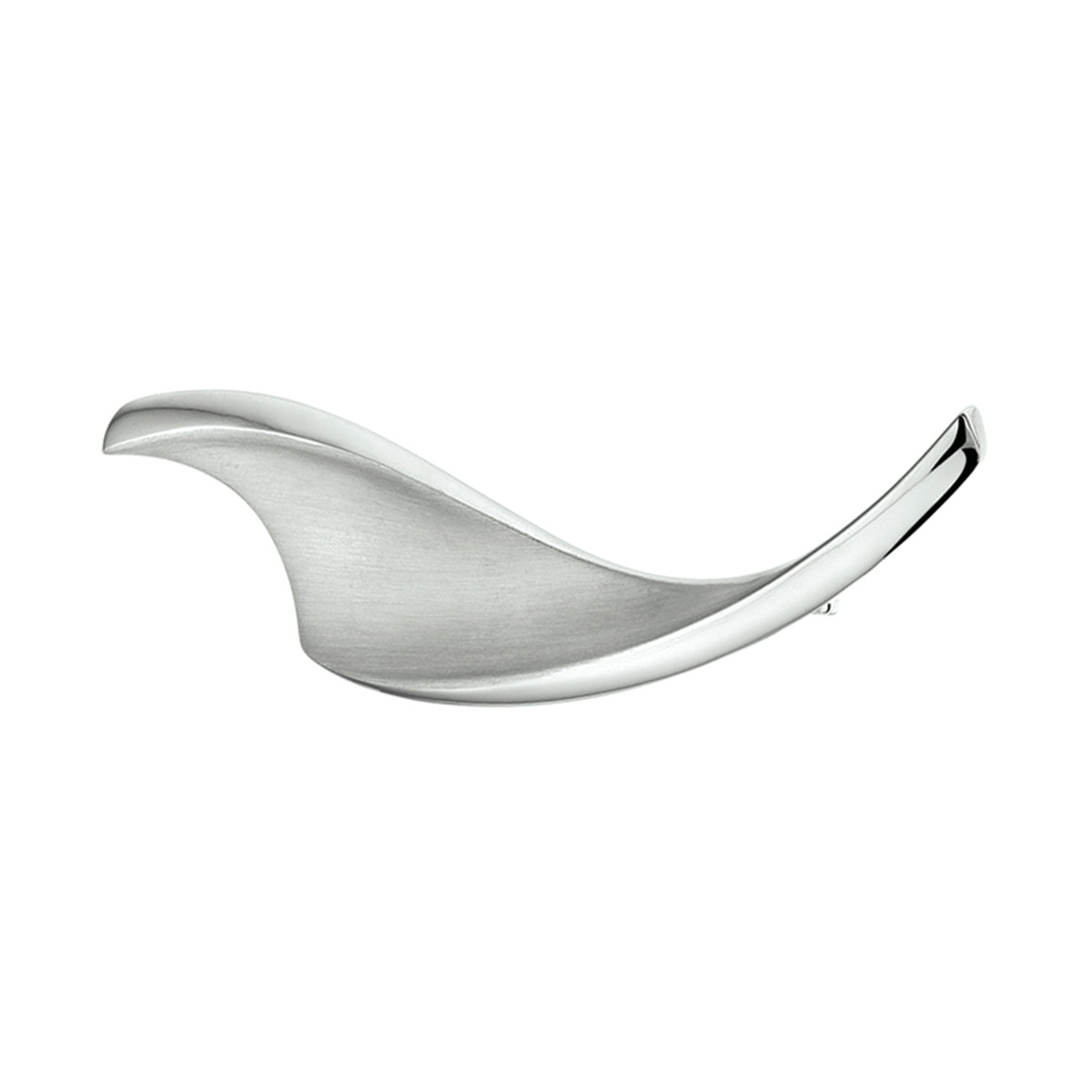 Klassieke broche zilver glanzend/mat - 15 x 50 mm
