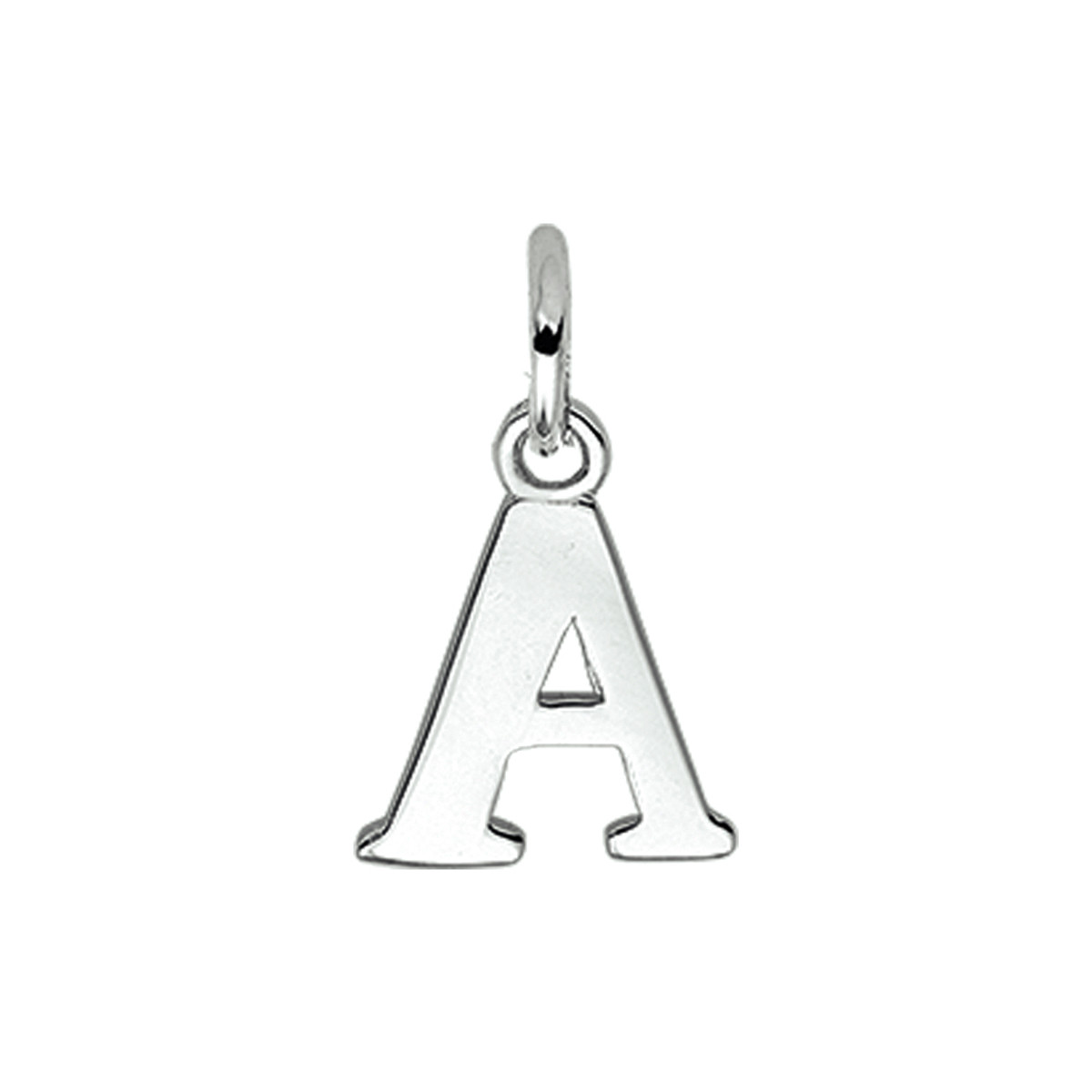 Letter hanger zilver gerhodineerd