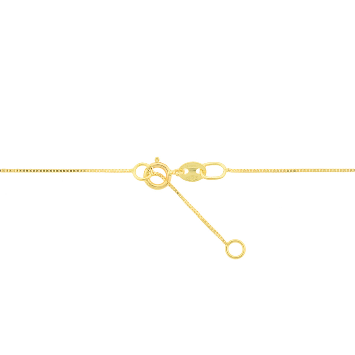 Gouden collier met hanger parel