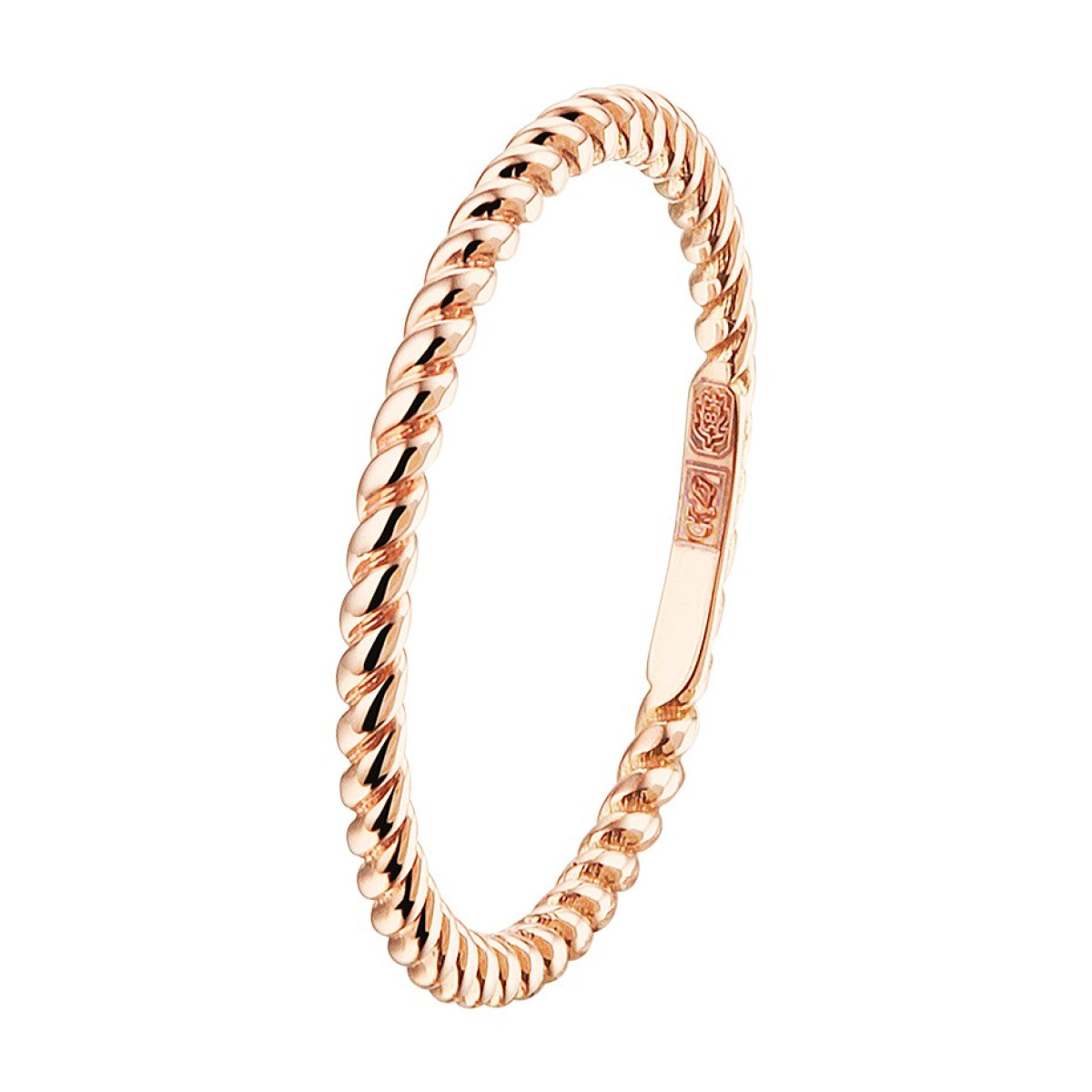 Mooie aanschuifring roségoud van 1.5 mm