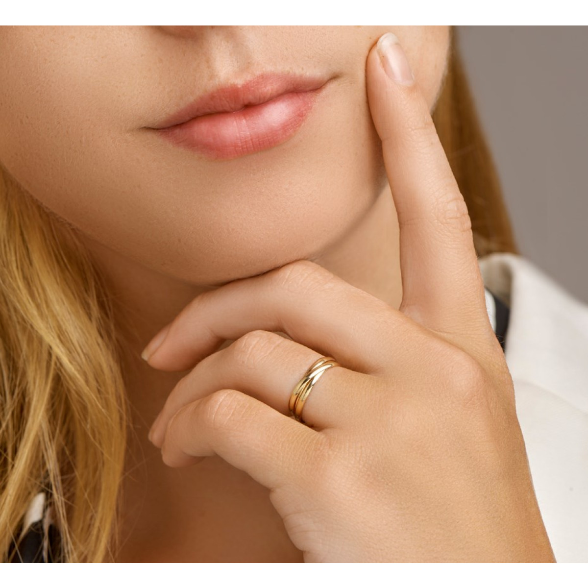 Mooie ring 14-karaat goud