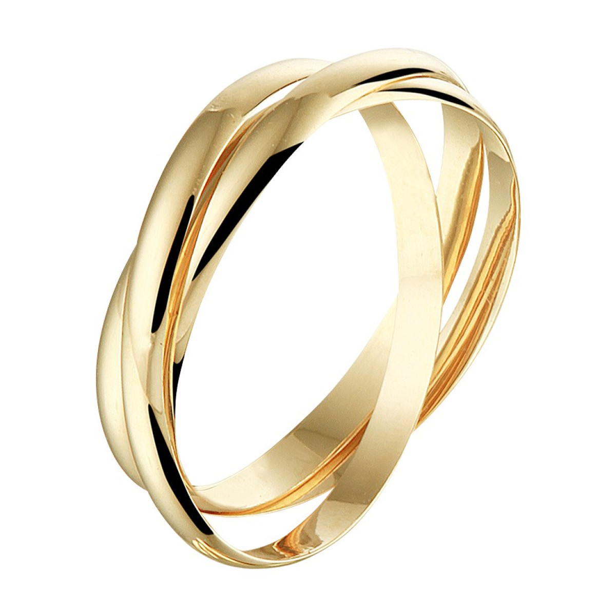 Mooie ring 14-karaat goud