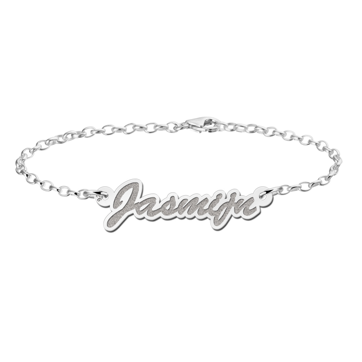 Naam armbandjes moeder en dochter van zilver - Names4ever