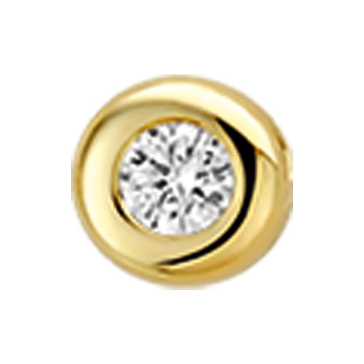 Prachtige diamant hanger in het goud