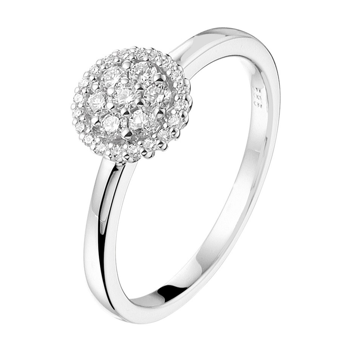 Ring diamant witgoud