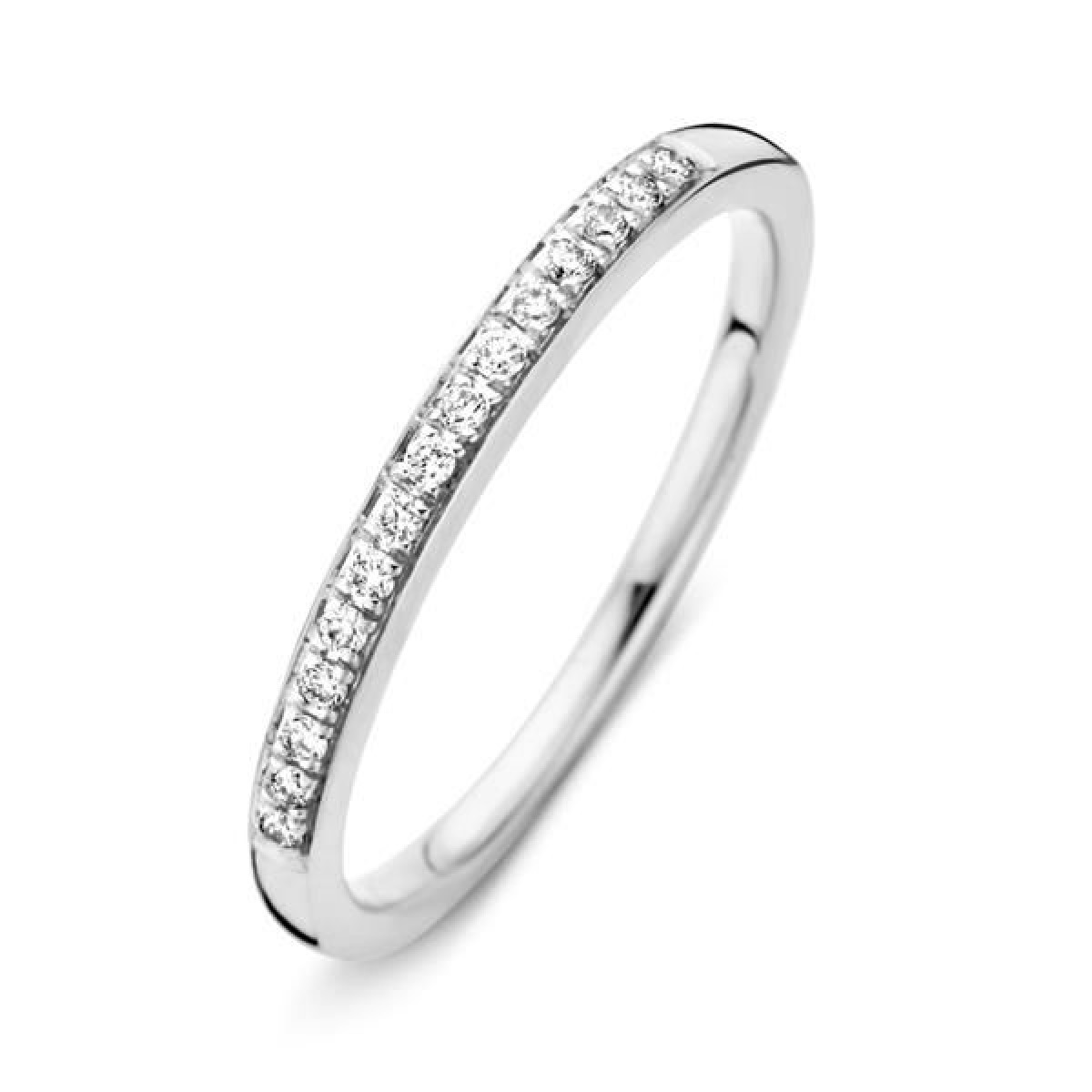 Ring met prachtige diamantrij 2.0 mm