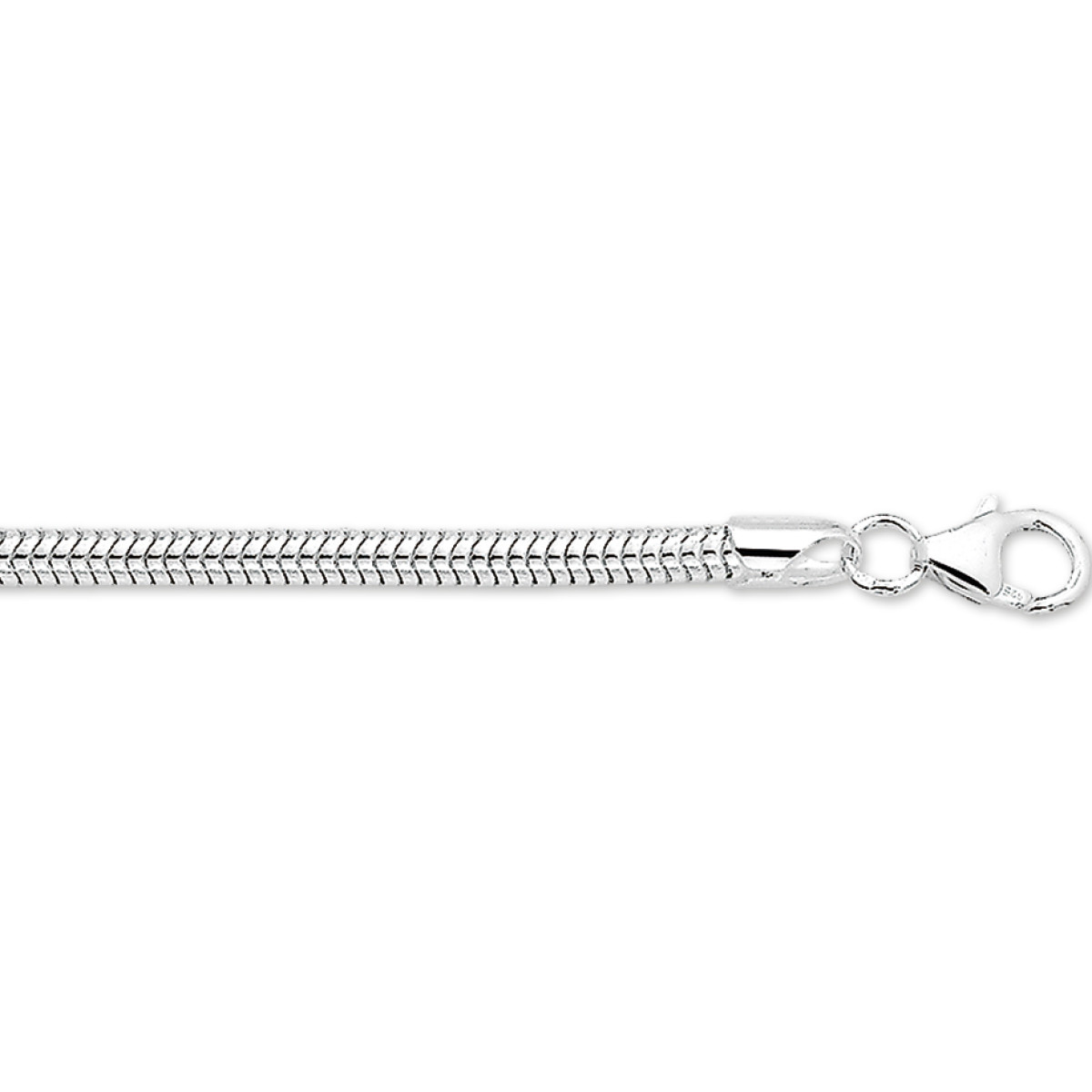 Schakelarmband van zilver 3.2 mm