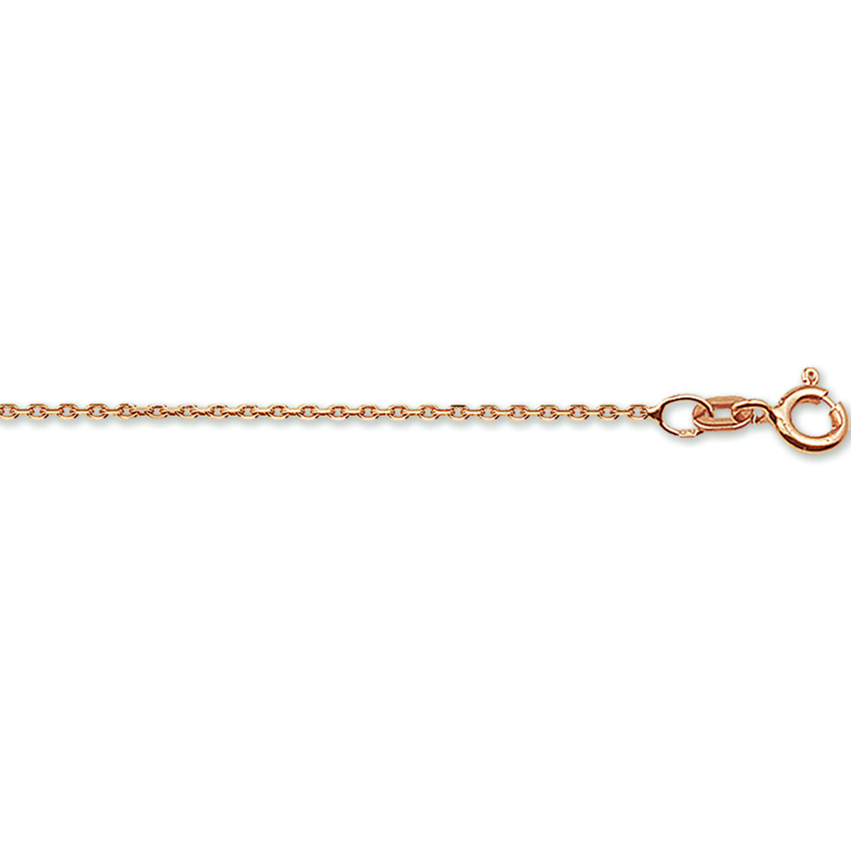 Schakelketting roségoud anker 1.1 mm