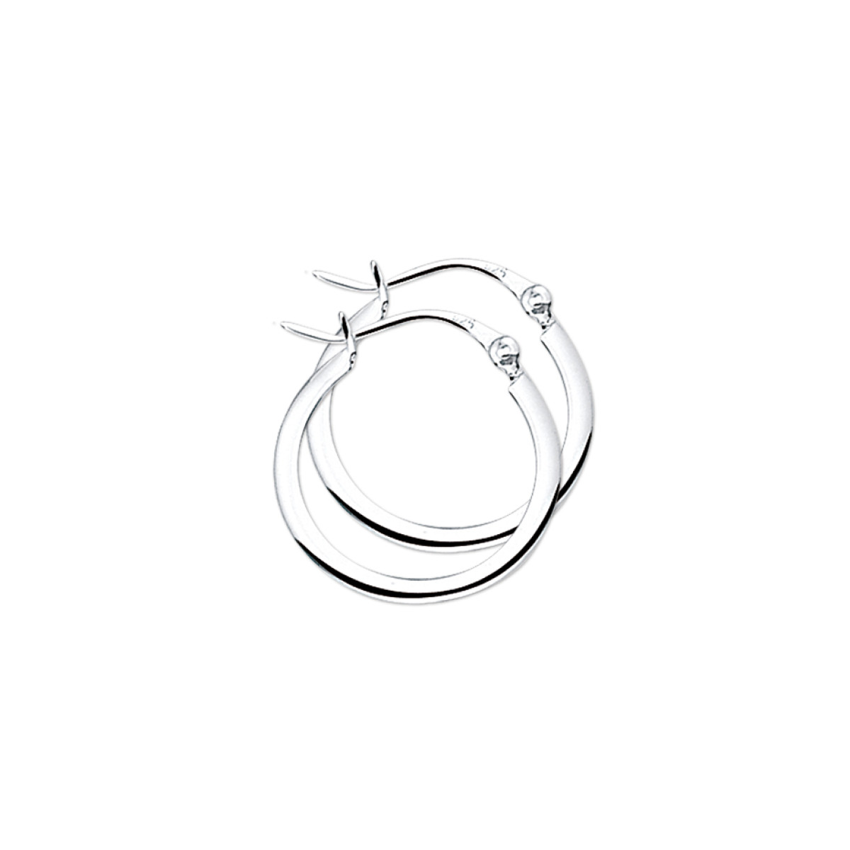 Set creolen in het 925 Sterling zilver